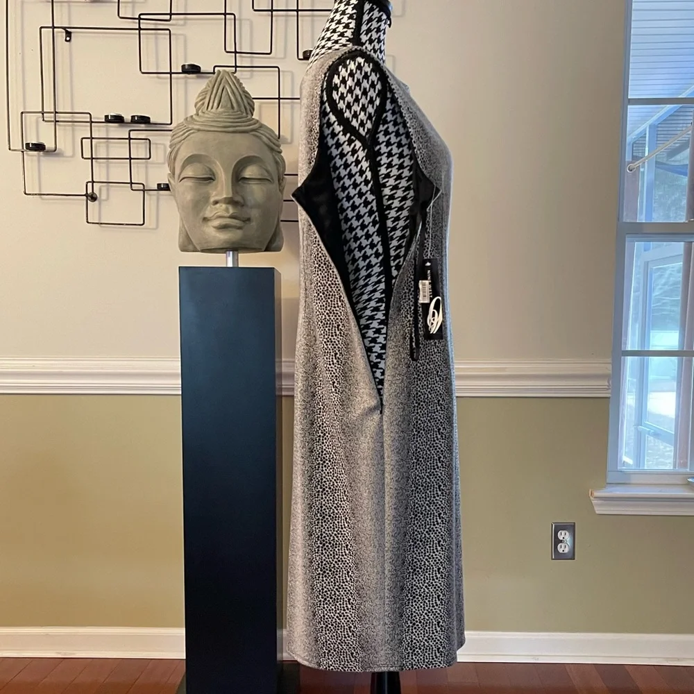 Designer NINE WEST “Snake Skin” Look Sheath Dress - Picture 5 of 11